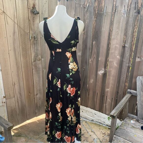Mango Floral bow dress size 2 - Picture 6 of 12